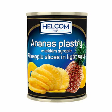 GREEK ANANAS PLASTRY 3050g/1790g (6) Helcom