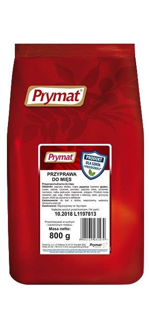 PRYMAT PRZYPRAWA DO MIĘSA LINIA SZKOLNA 800g/10