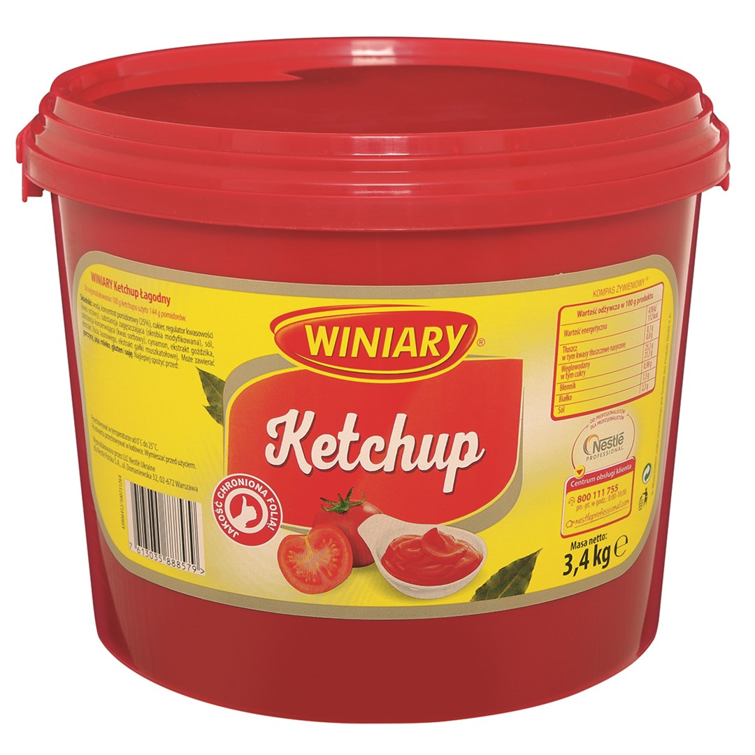 WINIARY KETCHUP ŁAGODNY 3,4kg