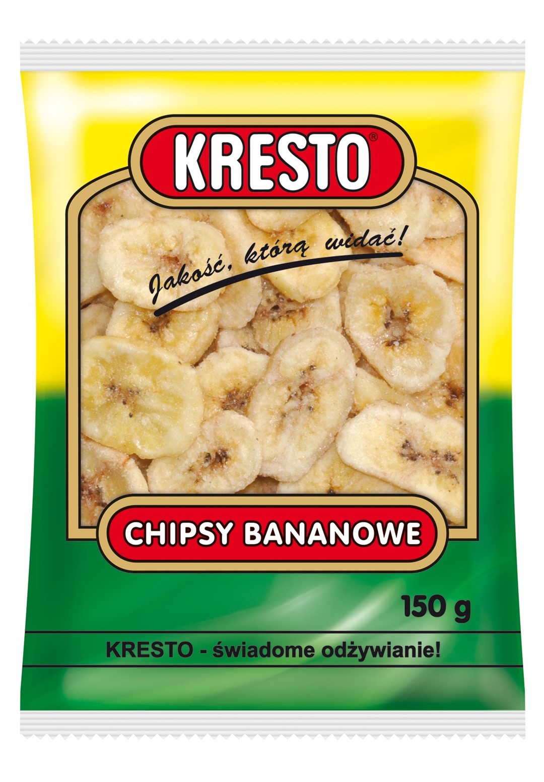 KRESTO CHIPSY BANANOWE 150g/12
