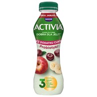 DANONE ACTIVIA DO PICIA 270g CZER-JABŁ-BAN B/C (6)