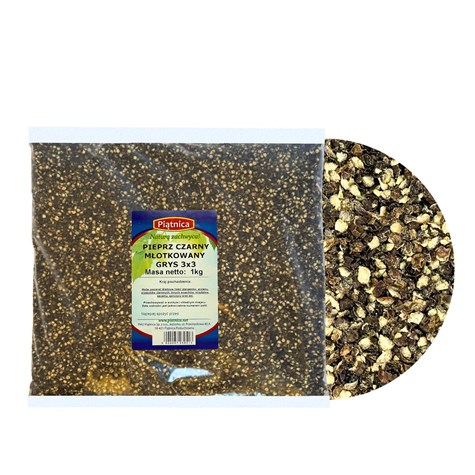 P. PIEPRZ CZARNY MŁOTKOWANY 1kg/12