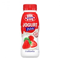 MLEKOVITA JOGURT POLSKI 250g/6 TRUSKAWKA BUTELKA