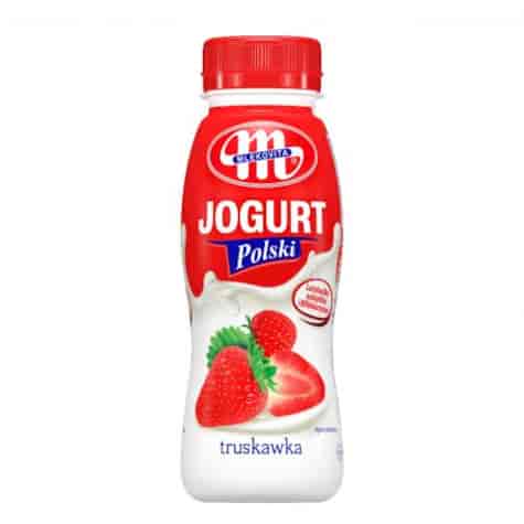 MLEKOVITA JOGURT POLSKI 250g/6 TRUSKAWKA BUTELKA