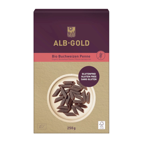 BIO PLANET MAKARON GRYCZANY PENNE 250g/8 BEZGLUTEN