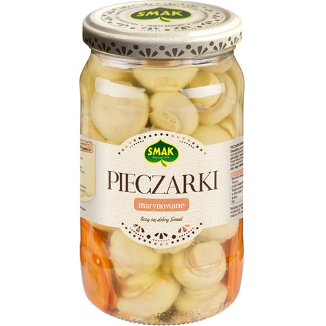 SMAK PIECZARKI MARYNOWANE 750g/450g/6