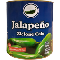 Q JALAPENO ZIELONE CAŁE 2,85kg/1,5kg/6 ARRIBA