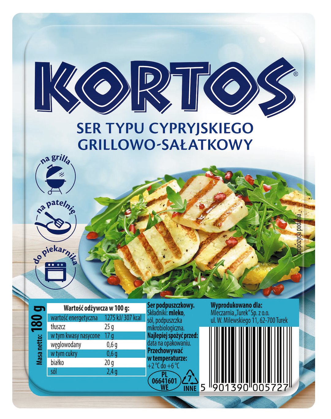 TUREK KORTOS SER TYPU CYPRYJSKIEGO 180g/10 kostka