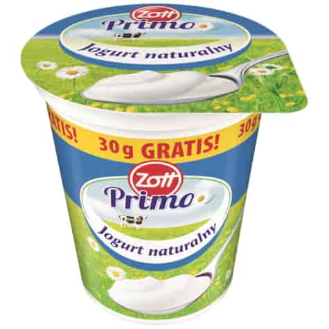ZOTT JOGURT NATURALNY 370g + 30g gratis (12) PRIMO