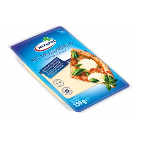 MLEKPOL SER PLASTRY 150g MOZZARELLA (12)