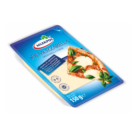 MLEKPOL SER PLASTRY 150g MOZZARELLA (12)