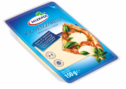 MLEKPOL SER PLASTRY 150g MOZZARELLA (12)