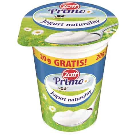 ZOTT JOGURT NATURALNY 180g + 20g gratis (20) PRIMO