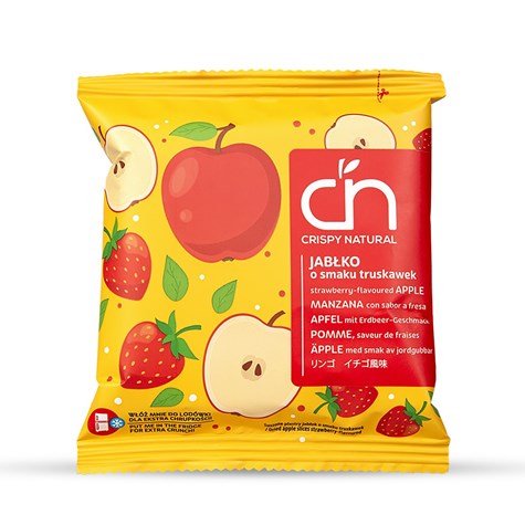 CRISPY JABŁKO O SM TRUSKAWEK 18g/24 plastry