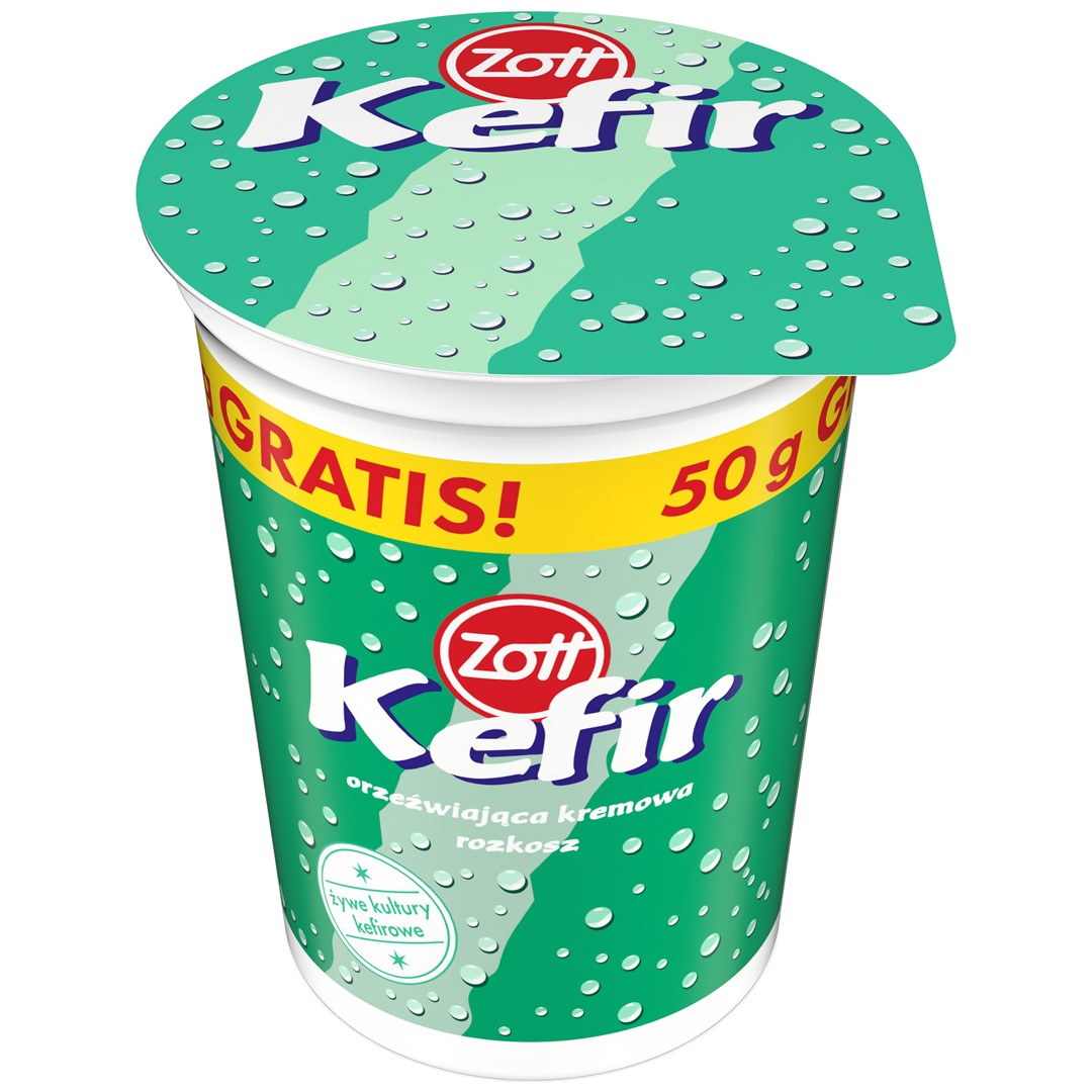 ZOTT KEFIR 400g+50g gratis (12) kubek