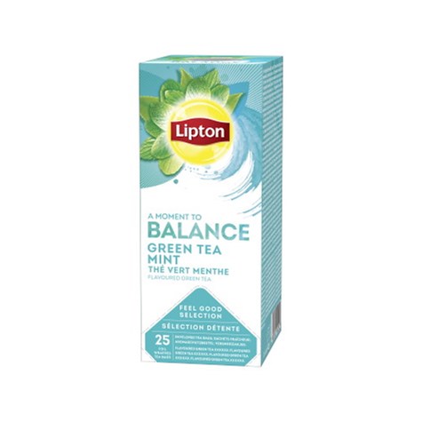 LIPTON HERBATA FGS ZIELONA Z MIĘTĄ 25szt./6 kopert