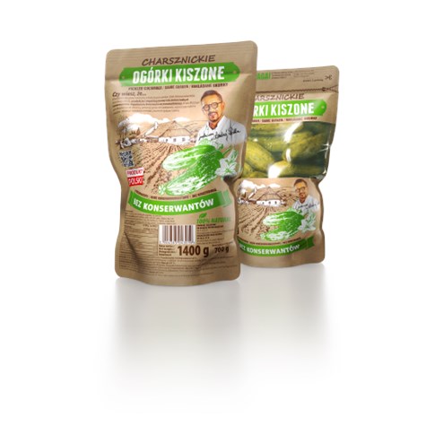 CHARSZNICKIE OGÓRKI KISZONE 1,4kg/5
