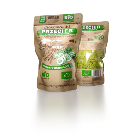 CHARSZNICKIE EKO PRZECIER OGÓRKOWY 800g/6