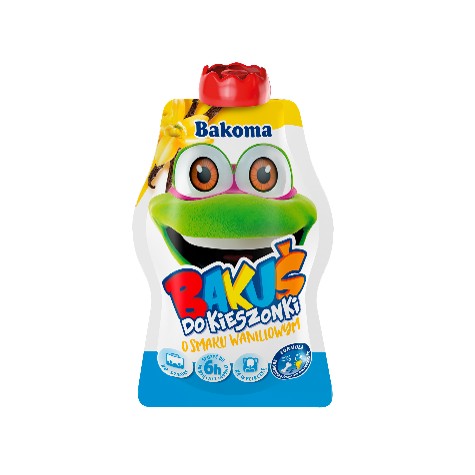BAKOMA BAKUŚ SEREK DO KIESZONKI WANILIA 80g/16