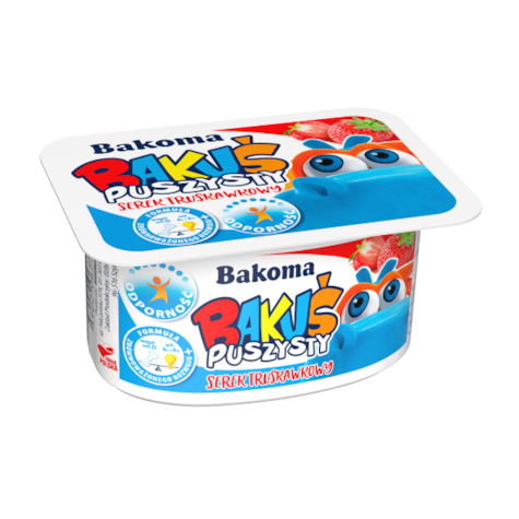 BAKOMA BAKUŚ SEREK PUSZYSTY TRUSKAWKA 90g/16