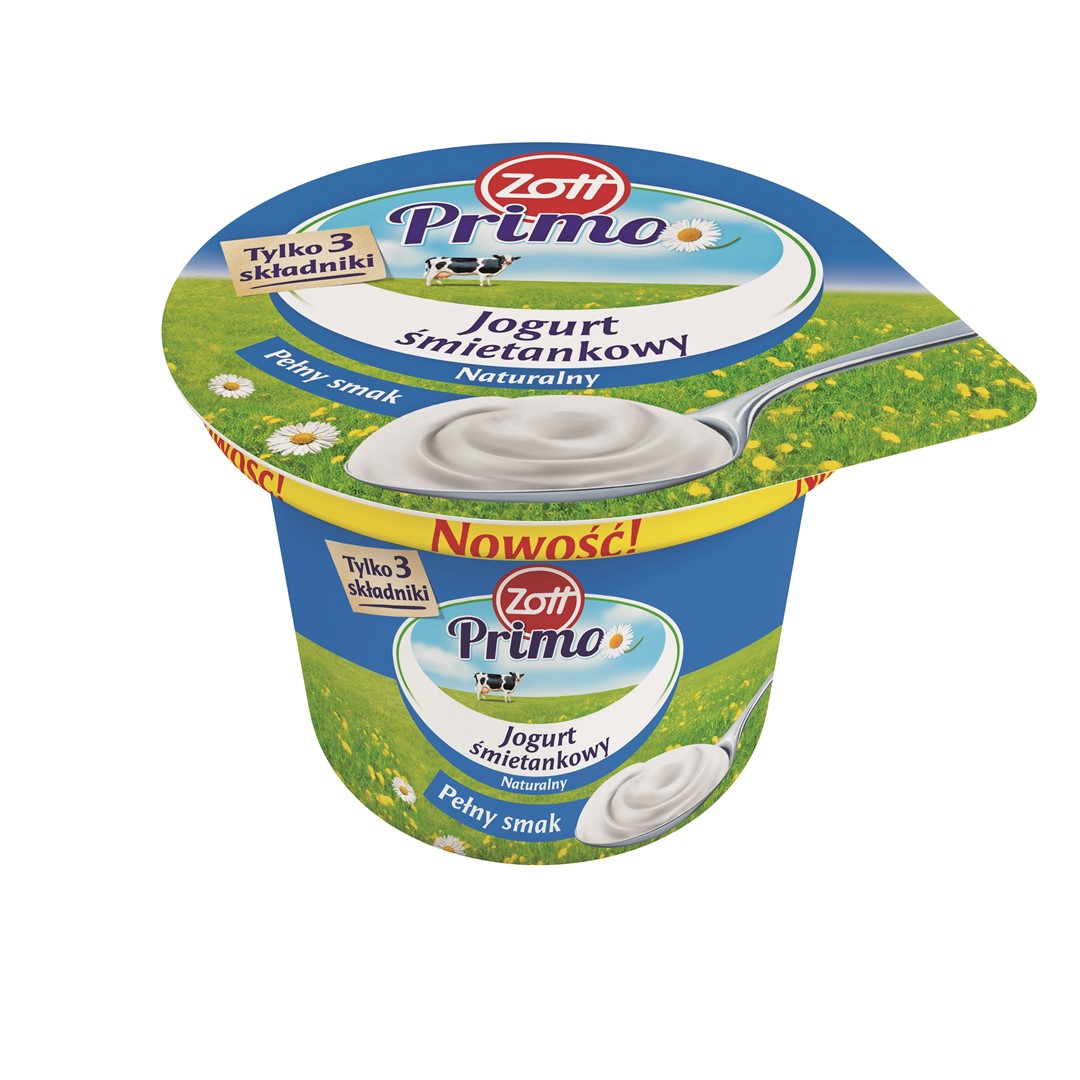 ZOTT JOGURT ŚMIETANKOWY PRIMO 220g/12