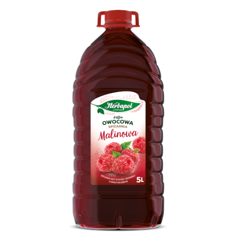 HERBAPOL SYROP 5L MALINA Owocowa Spiżarnia wit. C