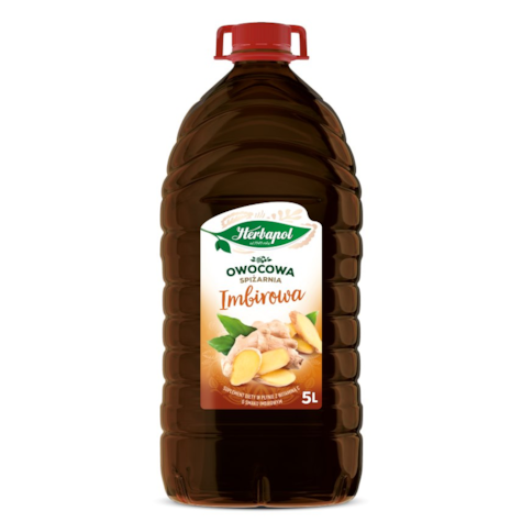 HERBAPOL SYROP 5L IMBIR Owocowa Spiżarnia wit. C