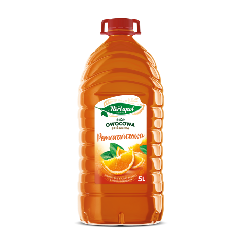 HERBAPOL SYROP 5L POMARAŃCZA Owocowa Spiżar wit. C