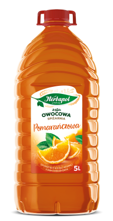 HERBAPOL SYROP 5L POMARAŃCZA Owocowa Spiżar wit. C