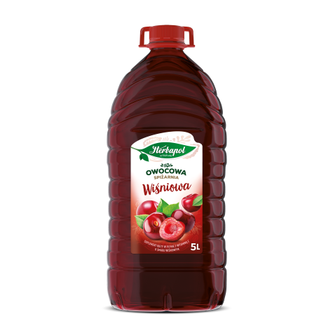 HERBAPOL SYROP 5L WIŚNIA Owowcowa Spiżarnia wit.C