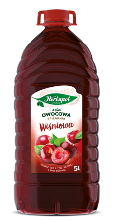 HERBAPOL SYROP 5L WIŚNIA Owowcowa Spiżarnia wit.C