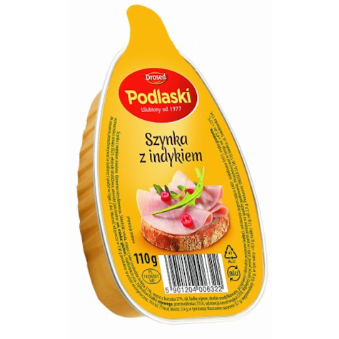 DROSED SZYNKA Z INDYKA 110g/15