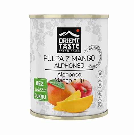 GREEK PULPA Z MANGO 100% ALPHONSO 850g/6 bez cukru