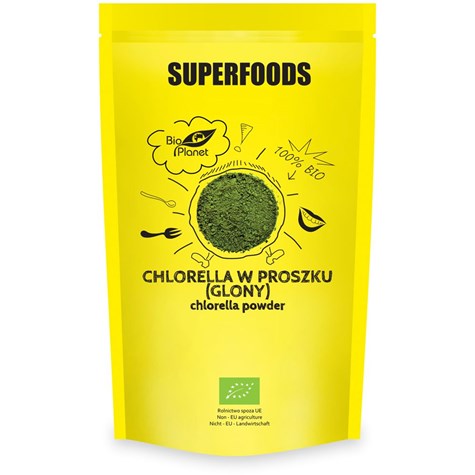 BIO PLANET CHLORELLA W PROSZKU GLONY BIO 600g/6