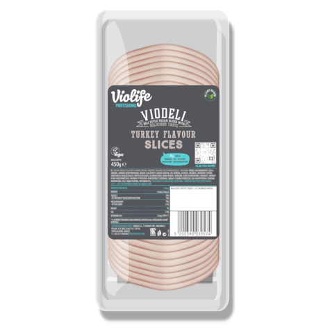 VIOLIFE VIODELI PLASTRY O SMAKU INDYKA 450g/8