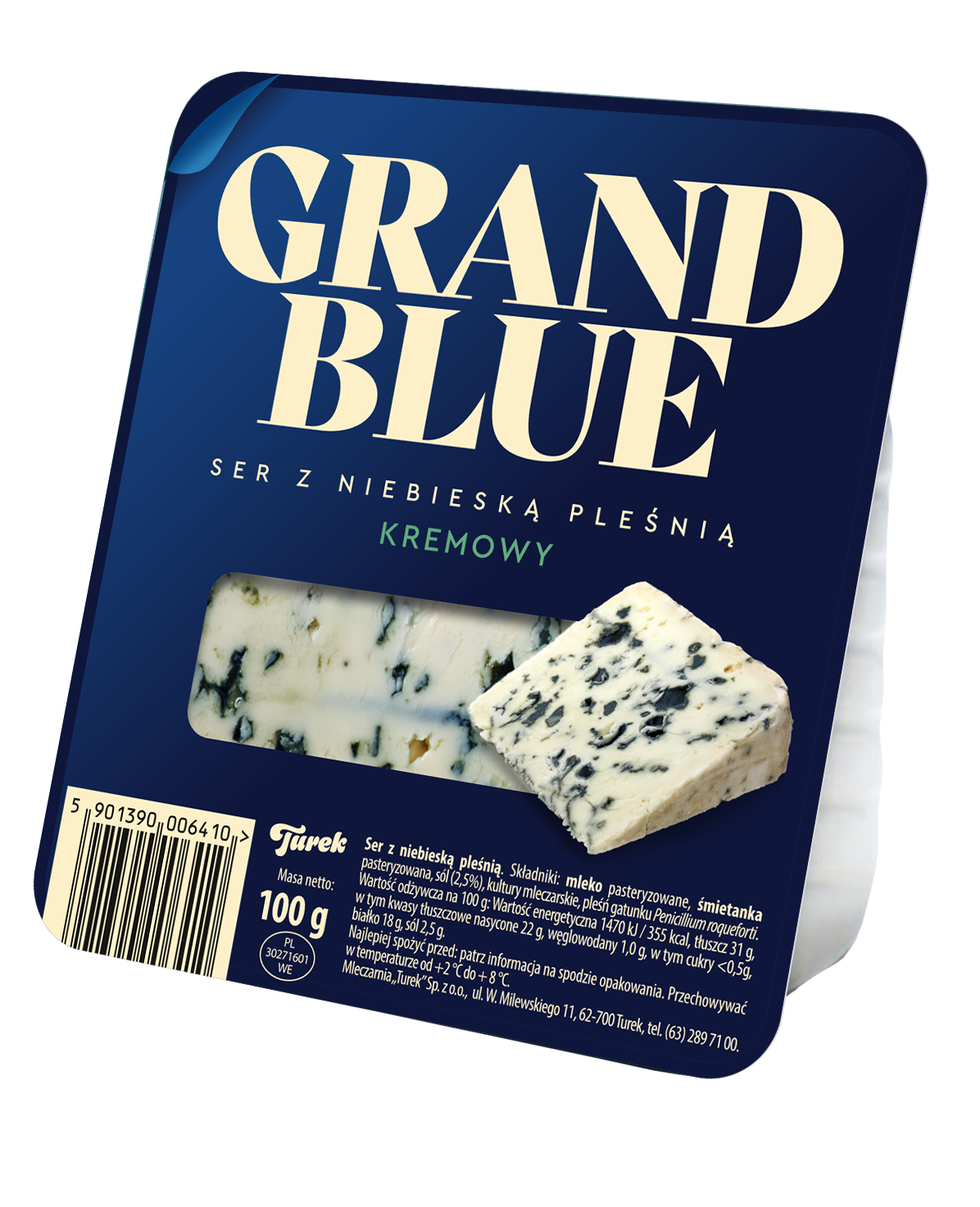 TUREK GRAND BLUE KREMOWY 100g/8