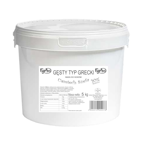 FIGAND GĘSTY TYP GRECKI 10% WIADRO 5kg