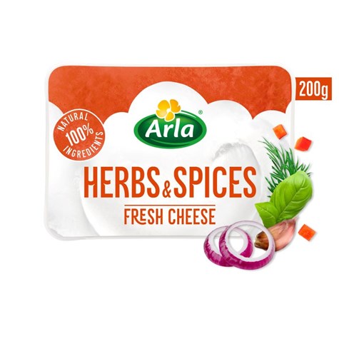 ARLA SEREK KREMOWY Z ZIOŁAMI I PRZYPRAWAMI 200g/10