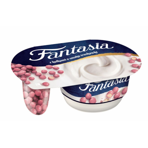 DANONE FANTASIA KULKI TRUSKAWKOWE 100g/12