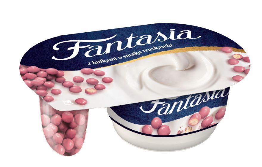 DANONE FANTASIA KULKI TRUSKAWKOWE 100g/12