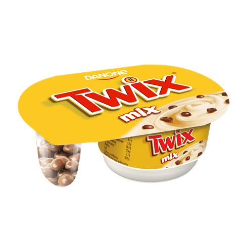 DANONE JOGURT KARMELOWY TWIX 120g/12