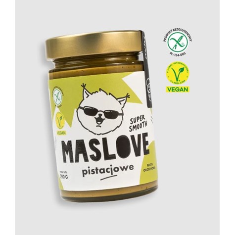 MASLOVE PASTA PISTACJOWA 100% SUPER SMOOTH 290g/25