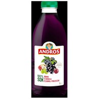 ANDROS SOK Z CZARNĄ PORZECZKĄ WIELOOWOCOWY 1L/6