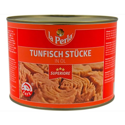 GREEK TUŃCZYK W OLEJU 1705g/1260g/6 LA PERLA