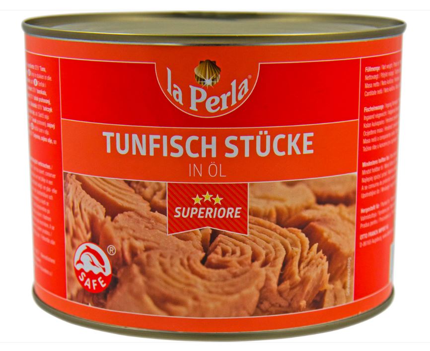 GREEK TUŃCZYK W OLEJU 1705g/1260g/6 LA PERLA