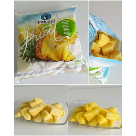 PINGUIN ANANAS KAWAŁKI MROŻONY 1kg/5