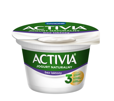 DANONE ACTIVIA NATURALNA BEZ LAKTOZY 165g/12