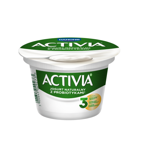 DANONE ACTIVIA NATURALNA 165g/12