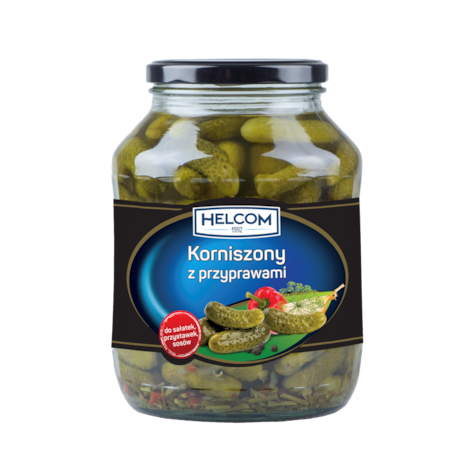 GREEK OGÓRKI KORNISZONY MINI KONSERW 1,6kg/0,8kg/4
