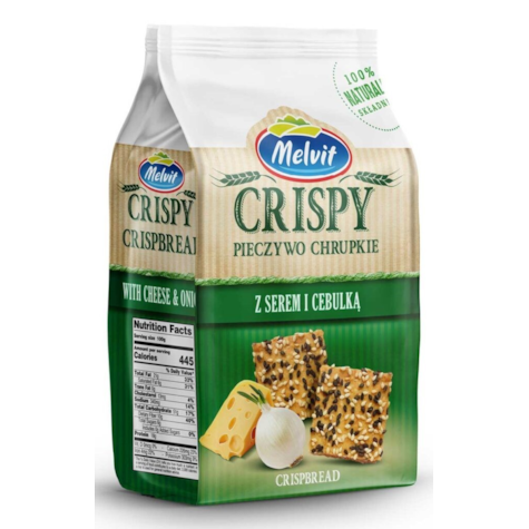 MELVIT CRISPY PSZENNY Z SEREM I CEBULĄ 150g/6